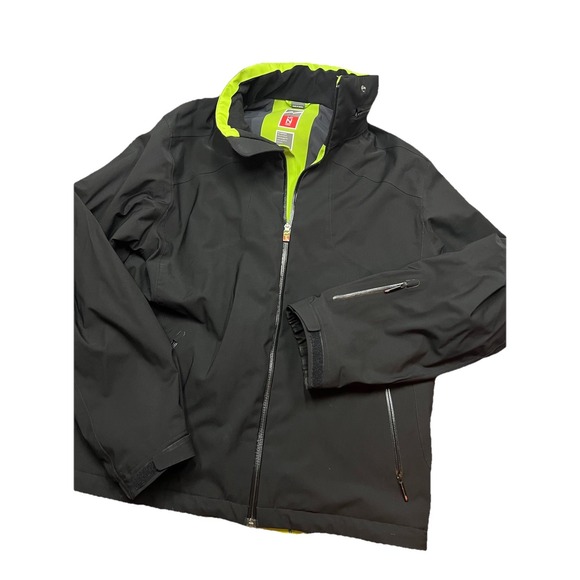 Mountain Force MTN In Motion Men's Ski Shell‎ Jacket Coat 52 Large Black Stretch - Picture 1 of 12